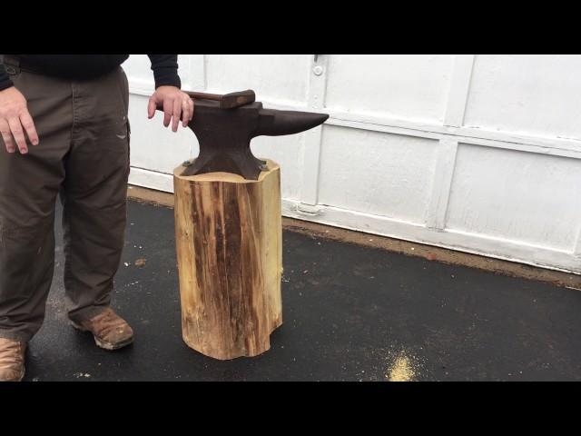 Mounting an Anvil to a Stump