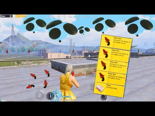 OMG!! I FOUND 4x FLARE GUN in MILITARY BASEPubg Mobile