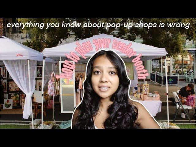 how to create the BEST vendor booth for a pop-up shop // how to pop-up ep. 1