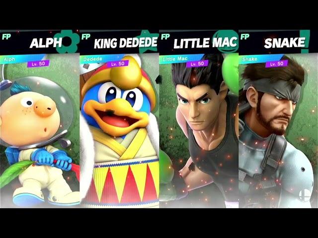 Super Smash Bros Ultimate Amiibo Fights  Wednesday & Thursday Poll Fighters Tourney