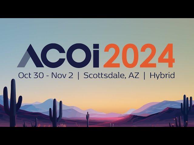 Join us at ACOI 2024 for Quality Speakers