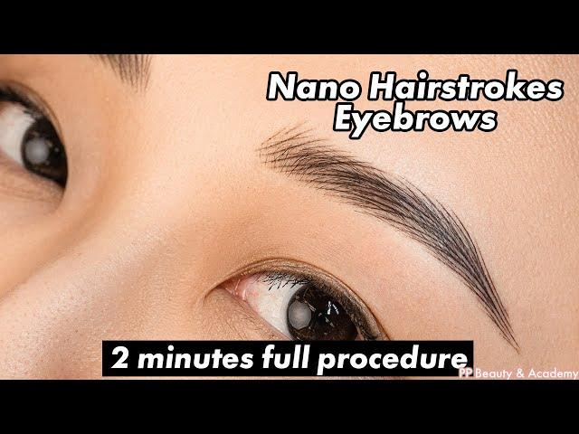 The secret to Flawless Brows - Process Phoebe Nano Brows