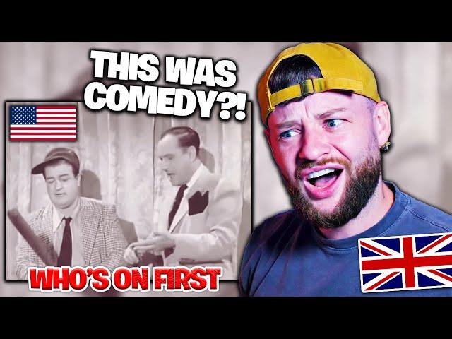 British Guy First Time Reaction to "Who's On First - Abbott & Costello"