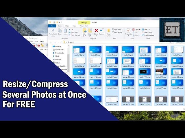 How to Resize and Compress Several Images at Once in Windows 10 for FREE