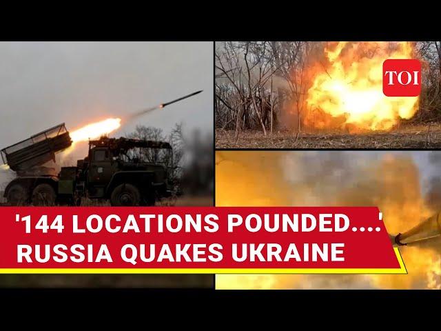 Putin’s ‘Destructive’ Attack On 100+ Ukrainian Targets; Military Airfields, Radar Stations 'Bombed'