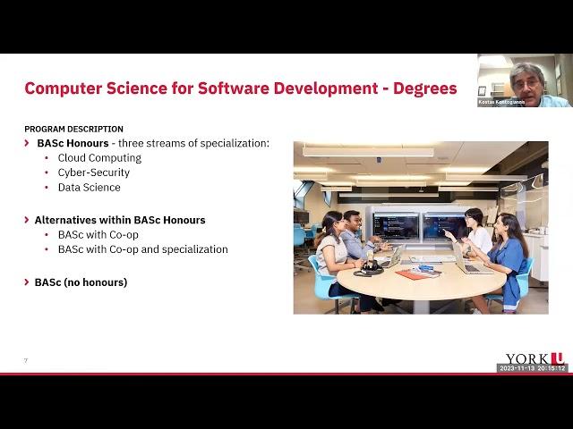 Computer Science for Software Development (BASc) Program Chat