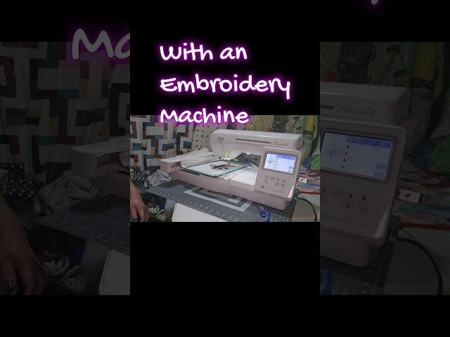 Quilt As You Go Made EASY With Embroidery Machine