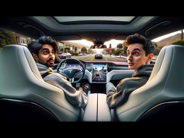 Tesla Full Self-Driving Beta 12.1.2 Gives Gali from Hyperchange a ride to SFO Airport