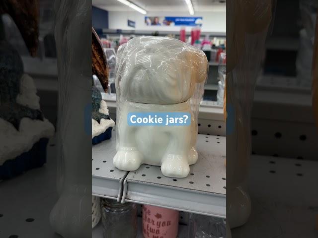 Go thrift shopping with me. I found two cookie jars and a set of unique measuring cups. #thrifting