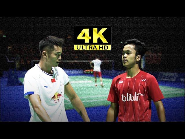 [4K50FPS] - MS - Lin Dan vs Anthony Ginting |  2017 Swiss Open Highlights