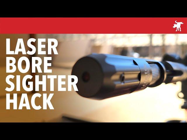 How to laser bore sight a scope