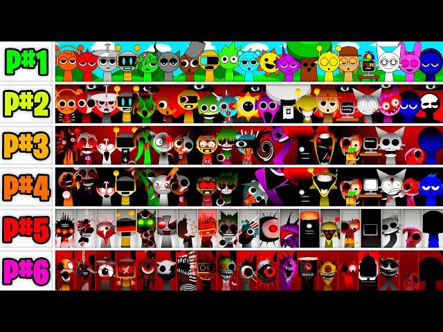 Incredibox Sprunki All Characters Together of Phases 1-6! New Mod