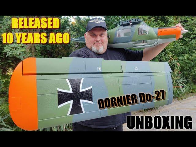 Taft-Hobby Dornier DO-27 1600mm RC Plane PNF HEER army scheme 4S Unboxing