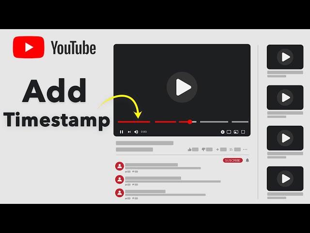 How to Add Timestamp in YouTube Video? #timestamps