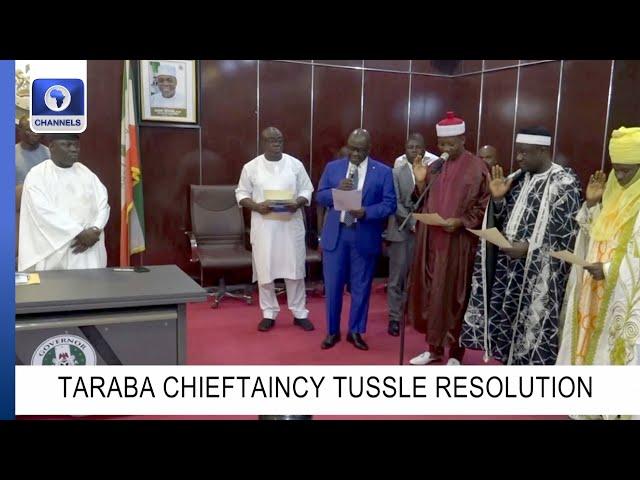 Taraba Gov. Kefas Installs Chief In Takum To End 28 Years Leadership Crisis