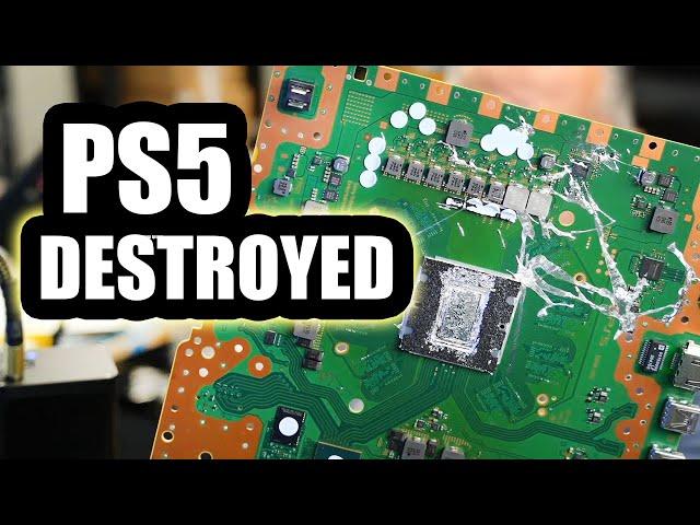 Customer Destroyed PS5 with Liquid Metal - Warranty Repair Rejected