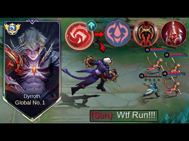 NEW META DYRROTH BEST BUFF TUTORIAL TO GET HYPER LIFESTEAL & DAMAGE? BEST BUILD -MLBB