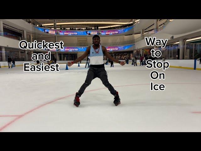 How to do the EASIEST stop on ice