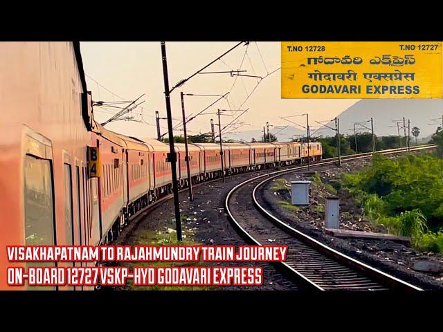 Visakhapatnam To Rajahmundry Train Journey On-Board 12727 VSKP-HYD GODAVARI EXPRESS