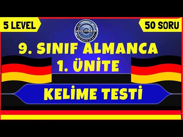 9. Sınıf Almanca 1. Ünite Test