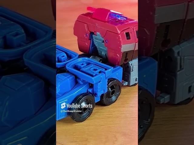 2024 Day 1: Legacy Animated Optimus Prime in under 60 Seconds #shorts #youtubeshorts #video #review