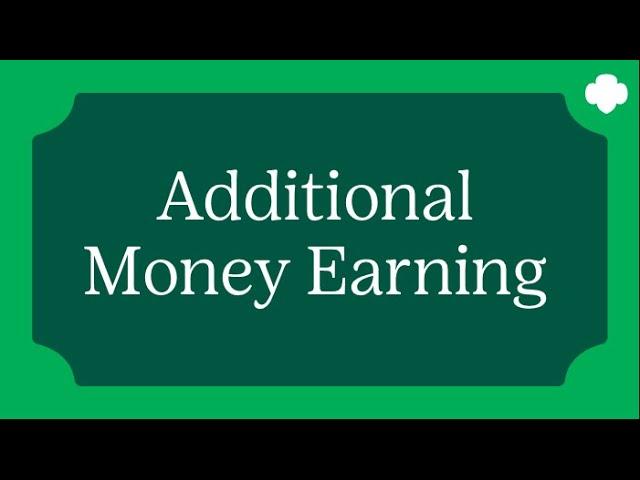 Additional Money Earning