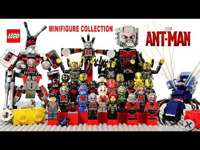 Every LEGO Ant-Man Giant-Man Hank Pym & Yellowjacket Minifigure Made Official vs Knockoffs