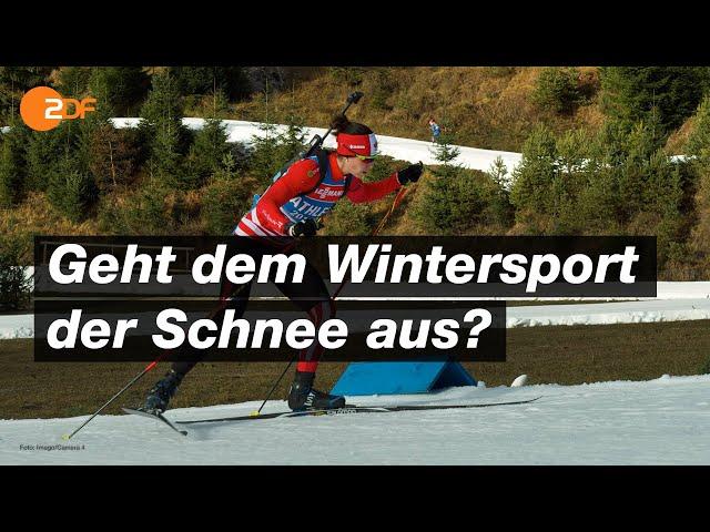 Wie der Klimawandel den Wintersport verändert | ZDFsport