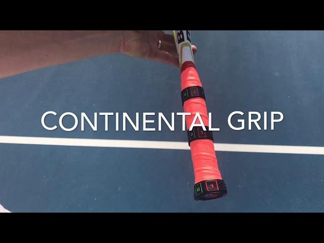 Learn the Continental Grip with the Tennis Grip Guide by Tennisbuilder