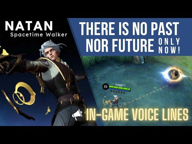 ML New Upcoming Hero Natan In-game Voice Lines | Mobile Legends