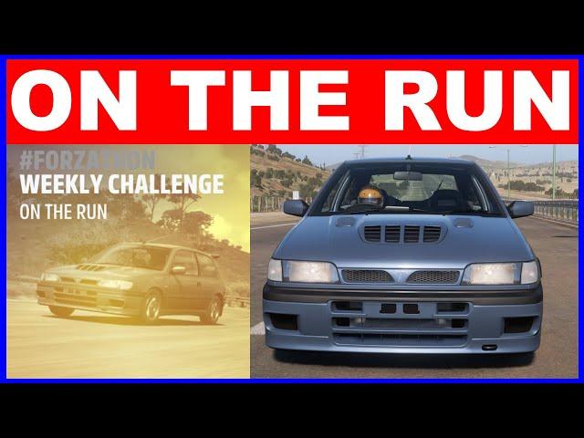 Forza Horizon 5 ON THE RUN Forzathon Weekly Challenge Nissan Pulsar GTI-R 1990