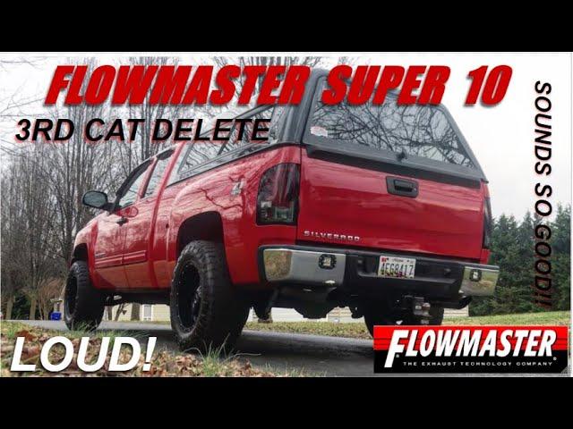 *BEST EXHAUST* FOR 07-13 5.3 SILVERADO!! (Third Cat Delete, Dual Flowmaster Super 10)