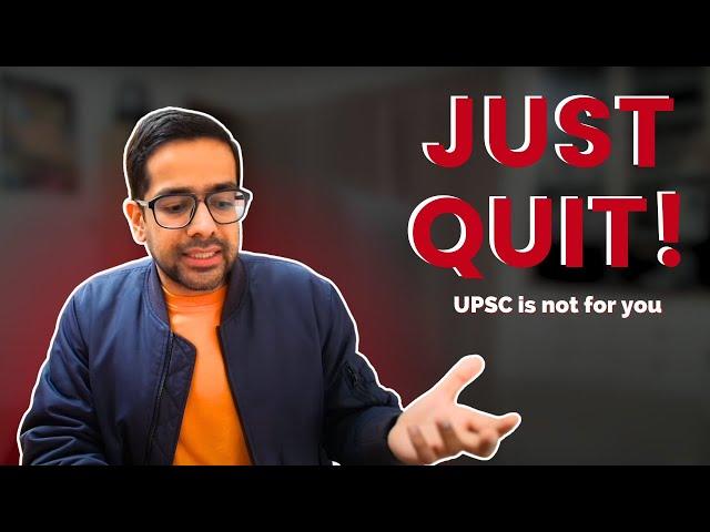 You're WASTING Your Chance to clear UPSC