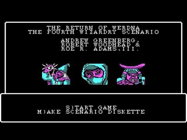 Wizardry IV gameplay (PC Game, 1987)