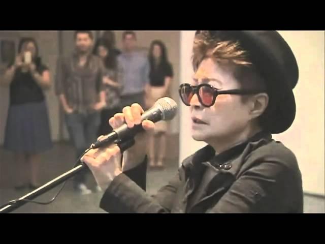 Yoko Ono Screaming at Art Show! (Original)