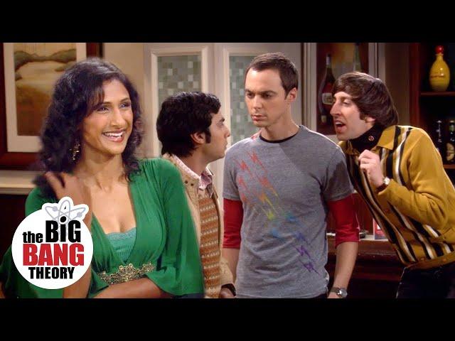 Sheldon Intercepts Raj's Date with Lalita Gupta | The Big Bang Theory