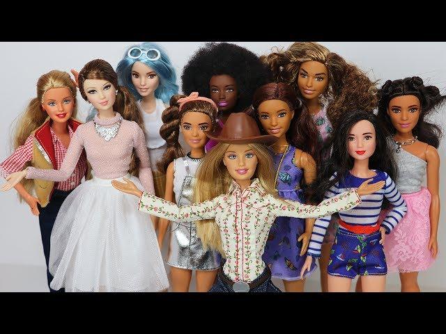 Huge Barbie Doll Haul - Barbie Fashionistas, The Look + More Dolls