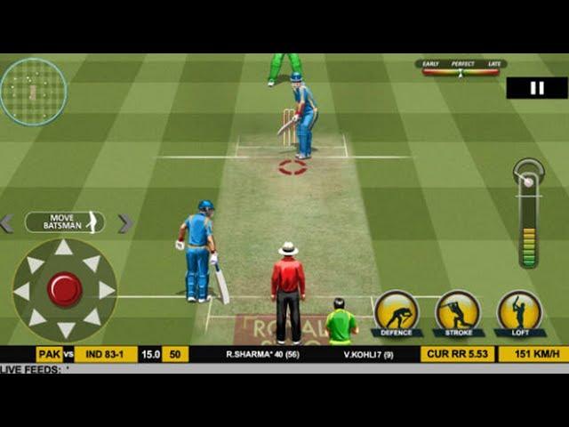 Real Cricket 2017 Gameplay #1- India vs Pakistan Champions League