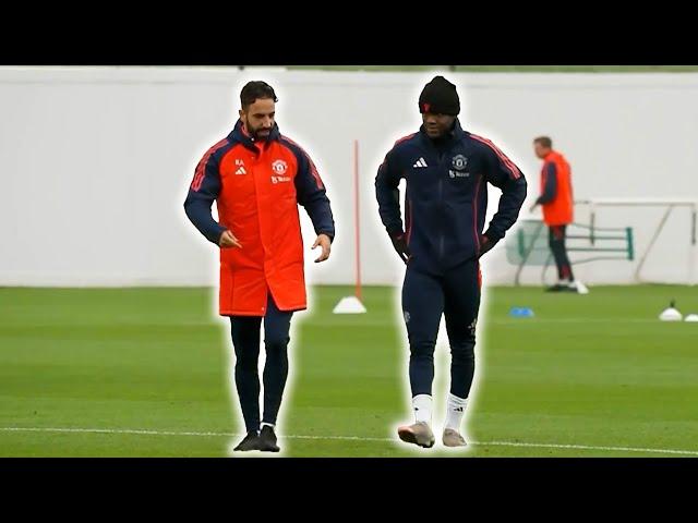 Ruben Amorim’s FIRST Manchester United training session