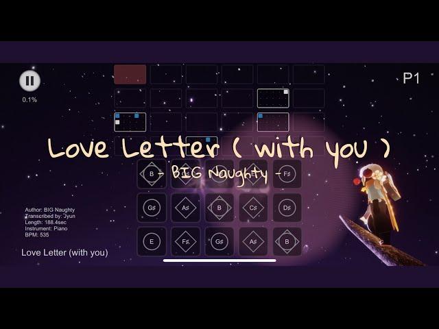 【光遇Sky Studio琴譜】 Love Letter ( with you )