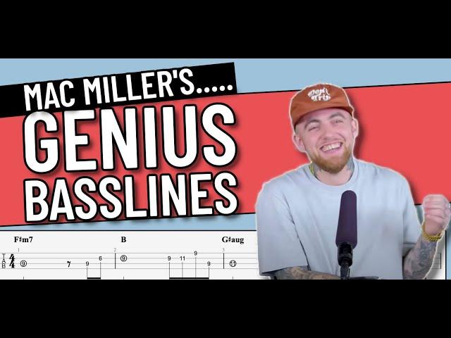 The Top 6 Mac Miller BASS Lines (Lesson with TAB)