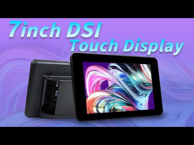 7 Inch Touch Screen, DSI LCD Display, Portable IPS Capacitive Touchscreen, Monitor for Raspberry Pi