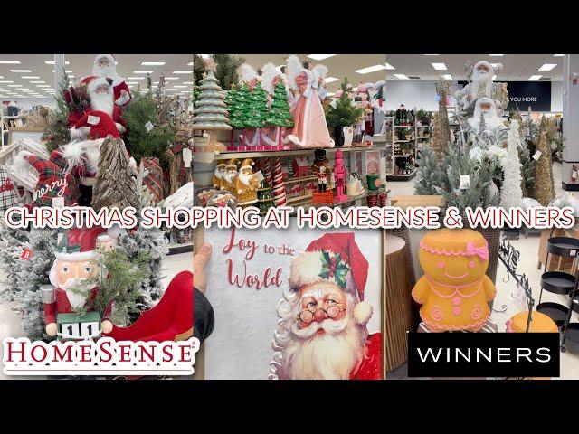 CHRISTMAS DECOR SHOPPING AT HOMESENSE & WINNERS CANADA 