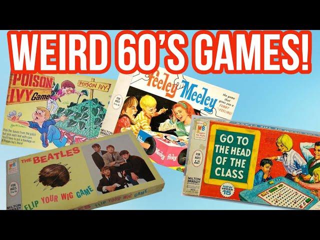 Strange & Disturbing Board Games of the 60's!