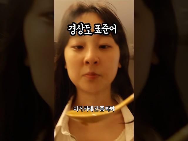 경상도인의 표준어!!#경상도사투리 #사투리 #짭다