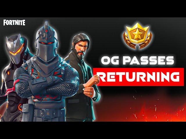 The Return Of OG Fortnite Battle Passes...