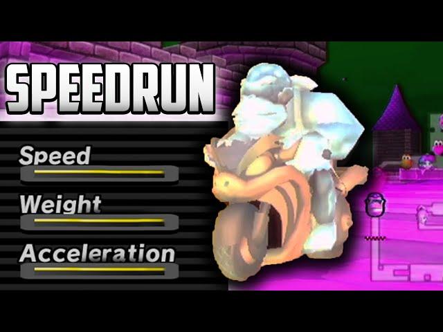 The Most BROKEN Vehicle to Speedrun With Mario Kart Wii