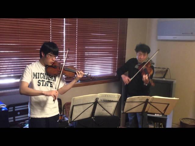 Navarra by Sarasate for 2 violins 2013.2