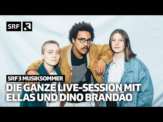 Die ganze Live-Session von Ellas und Dino Brandão | SRF 3 Musiksommer | Radio SRF 3