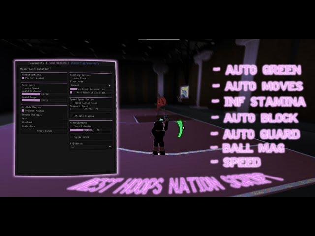 The Best Free Hoop Nation Script | PasteBin 2024 | Aimbot | Speed | Auto Guard | Mag | + MORE